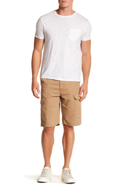 Jeffrey Banks Solid Khaki Cargo Short thumbnail 3