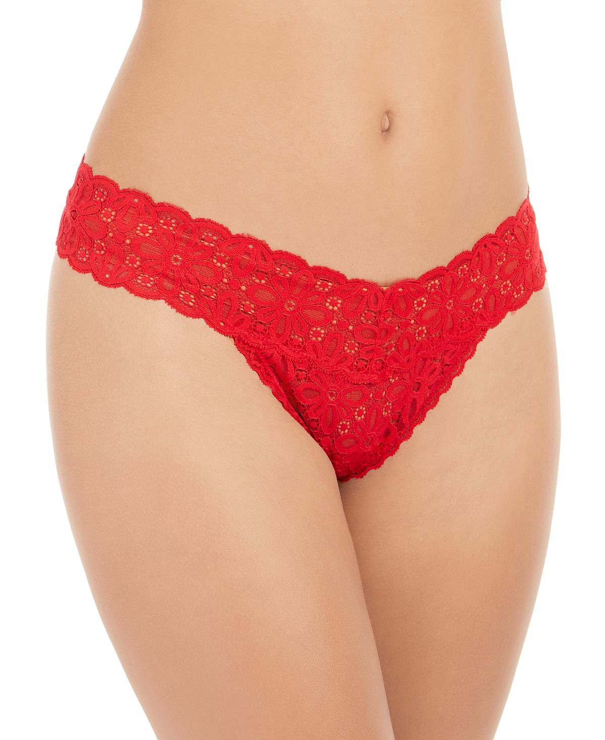 Jenni All Over One Lace Thong Underwear Cherry Can