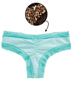 Jenni By Jennifer Moore Animal Print Cheeky Lace Trim Hipster thumbnail 2