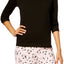 Jenni By Jennifer Moore Black/Pink Penguins Knit Top & Printed Pant Pajama Set