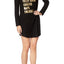 Jenni By Jennifer Moore Black Winter-List Graphic Sleepshirt And Socks Set