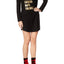 Jenni By Jennifer Moore Black Winter-List Graphic Sleepshirt And Socks Set