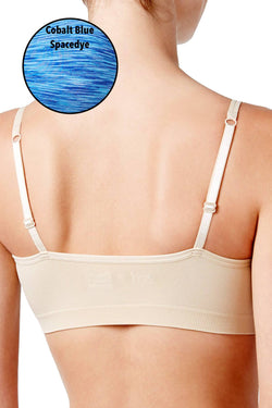 Jenni By Jennifer Moore Cobalt Blue Spacedye Seamless Lace Bralette thumbnail 2