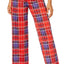 Jenni By Jennifer Moore Holiday-Plaid Knit Top & Printed Pant Pajama Set