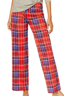 Jenni By Jennifer Moore Holiday-Plaid Knit Top & Printed Pant Pajama Set thumbnail 4