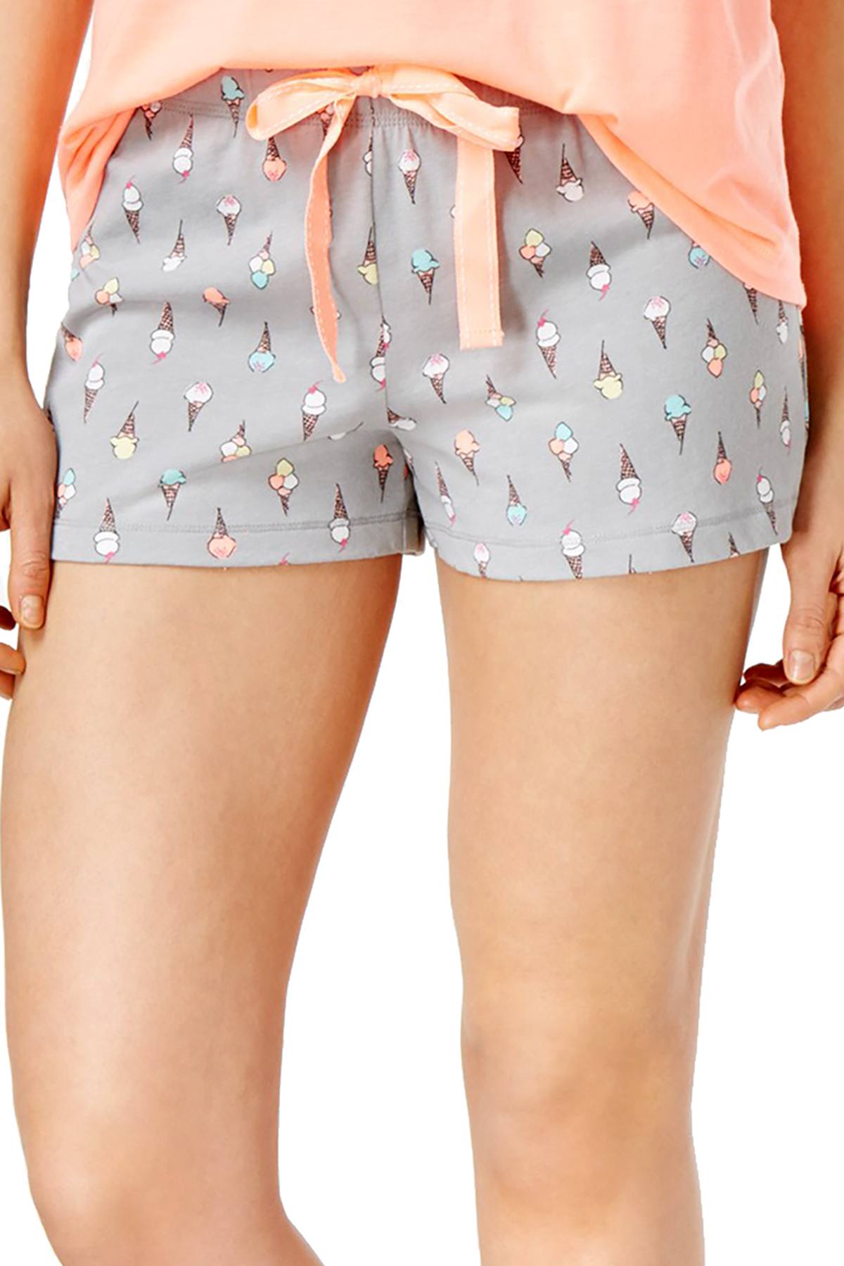 Jenni By Jennifer Moore Ice-Cream Cone Printed Boxer-Style Short