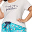 Jenni By Jennifer Moore PLUS Grey Not-My-Problem Embroidered Top