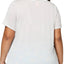 Jenni By Jennifer Moore PLUS Grey Not-My-Problem Embroidered Top
