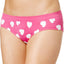 Jenni By Jennifer Moore Pink/White Heart-Print Seamless Hipster