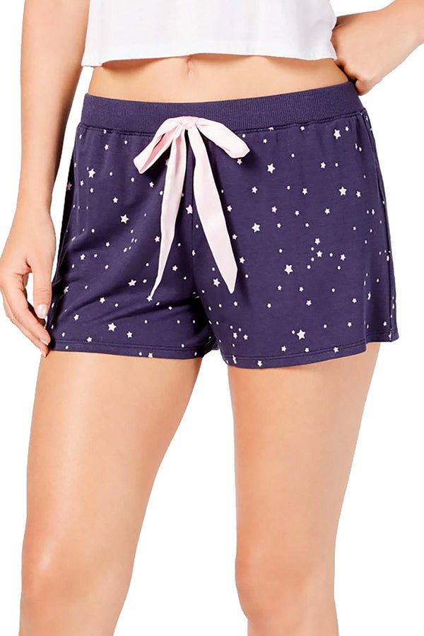 Jenni By Jennifer Moore Printed Boxer Shorts in Tossed Stars