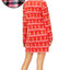 Jenni By Jennifer Moore Red-Plaid Hooded Fleece Sleepshirt
