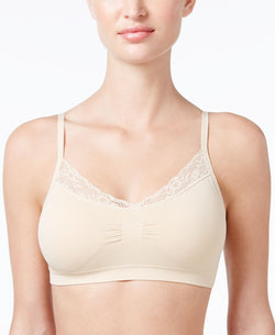 Jenni By fer Moore Seamless Lace Bralette Sugared Almond thumbnail 1