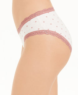 Jenni Cotton Lace Trim Hipster Underwear Stars thumbnail 2