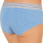 Jenni Elastic Waistband Hipster in Granada Blue