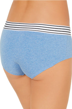 Jenni Elastic Waistband Hipster in Granada Blue thumbnail 2