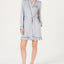 Jenni Embroidered Jersey Knit Robe in Currently Dreaming Grey