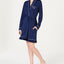Jenni Embroidered Jersey Knit Robe in Give Me A Break Blue