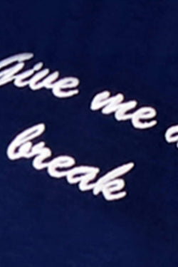 Jenni Embroidered Jersey Knit Robe in Give Me A Break Blue thumbnail 2