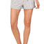 Jenni French Terry Lounge Short in Stamped Leaf Heather Grey