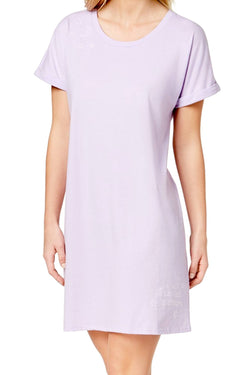 Jenni Graphic Print Sleepshirt & Socks 2-Pc Set in Summer Lilac thumbnail 4