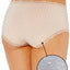 Jenni Lace Trim Hipster in Grey/Light Pink Lips