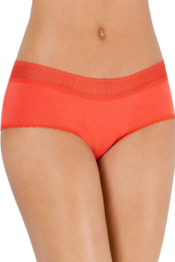 Jenni Lace Waist Hipster in Papaya Punch