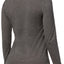 Jenni Long Sleeve Pajama Top in Dark Heather Grey
