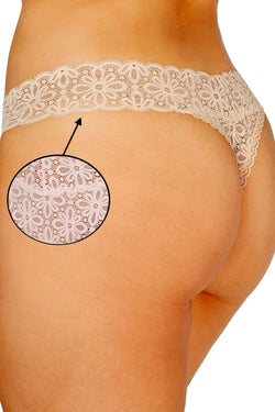 Jenni PLUS Lace Thong in Peachskin thumbnail 2