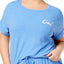 Jenni PLUS Lounge Tee in Ciao Ultramarine