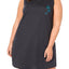 Jenni PeekaBoo Back Sleepshirt in Black Embroidered Palm