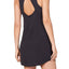 Jenni PeekaBoo Back Sleepshirt in Black Embroidered Palm