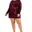 Jenni Plus Printed Sleep Shirt Plum Wine Td
