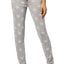 Jenni Printed Jogger Pant in Grey Palm