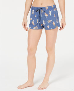 Jenni Printed Pajama Short in Sleepy Bailey Blue thumbnail 2
