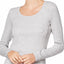 Jenni Ribbed Lounge Top in Heather Grey