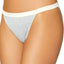 Jenni Ribbed String Bikini Brief in Grey Heather