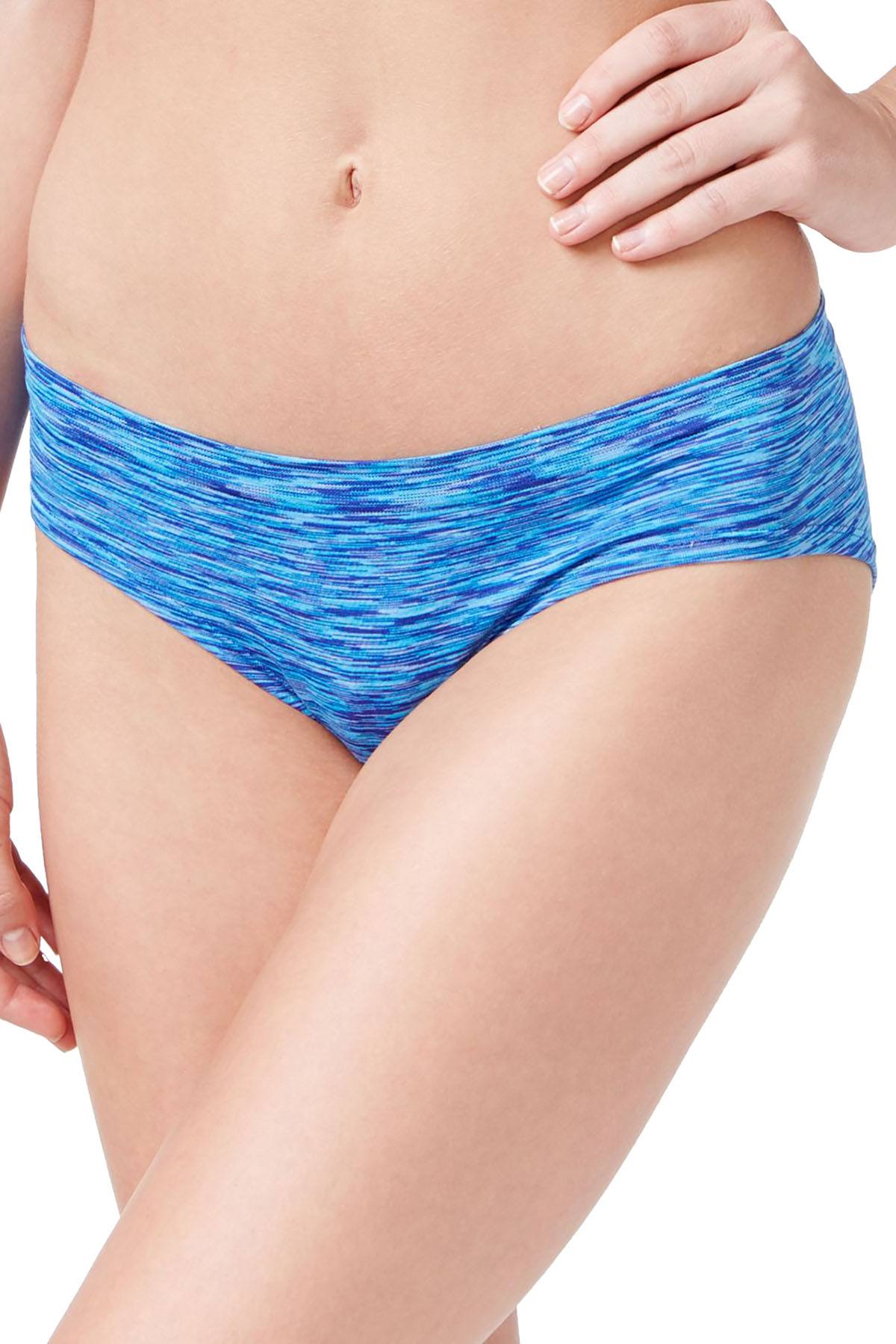 Jenni Seamless Hipster in Cobalt Spacedye