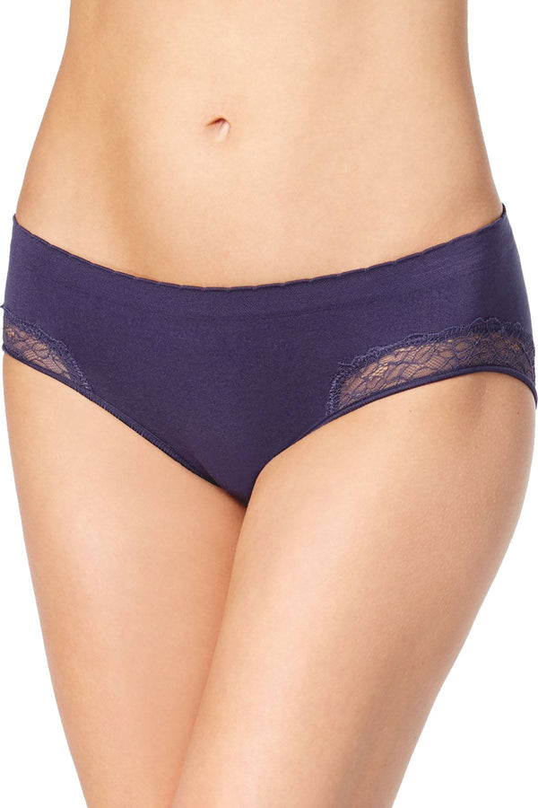 Jenni Seamless Lace Detail Hipster in Nairobi Dusk