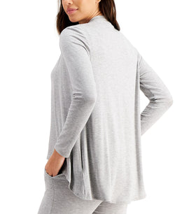 Jenni Super Soft Loungewear Duster Heather Grey thumbnail 2