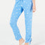 Jenni Ultra Soft Printed Pajama Pant in Tossed Stars Blue