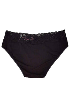 Jenni Wide Lace Brief in Classic Black thumbnail 3