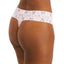 Jenni Wo Lace-trim Thong Underwear Tossed Hearts