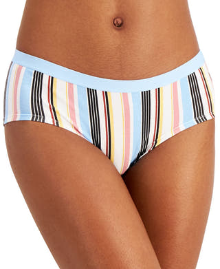 Jenni Wo Multi-stripe Hipster Underwear Multi Stripe