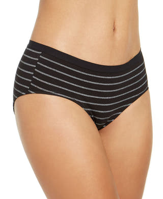 Jenni Wo Printed Hipster Underwear Lurex Stripe