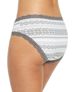 Jenni Wo Printed Lace-trim Hipster Underwear Fairisle thumbnail 3