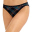 Jenni Women’s Lace Trim Bikini Underwear Multi Plaid