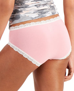 Jenni Women’s Lace Trim Hipster Underwear Created For Macy’s Dolores Blush thumbnail 2