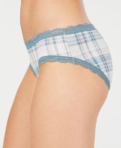 Jenni Women’s Lace Trim Hipster Underwear Created For Macy’s Fall Plaid thumbnail 2