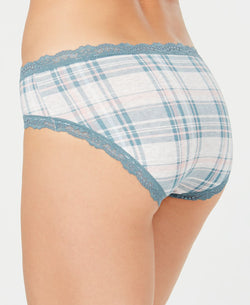 Jenni Women’s Lace Trim Hipster Underwear Created For Macy’s Fall Plaid thumbnail 3