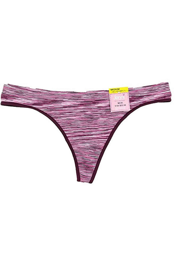 Jenni by Jennifer Moore Berry/Space-Dye Seamless Thong